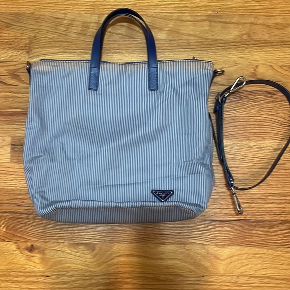 Prada fabric diaper tote with strap - Picture 2 of 7